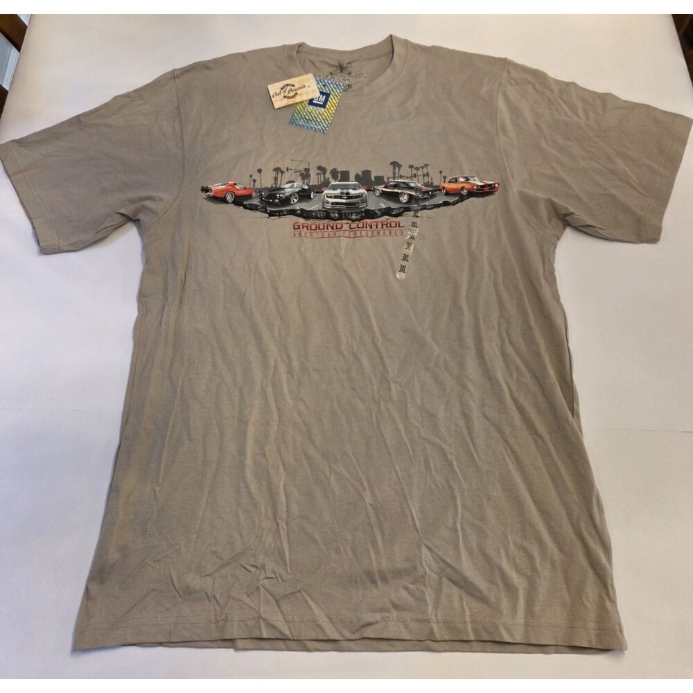 NWT Chevrolet Camaro Graphic T Shirt 3XL Tan GM Licensed American Muscle